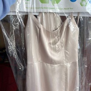 Amsale Everly champagne gown/bridesmaid dress